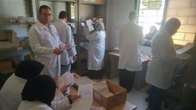 الكشف على 860 حالة بقرية الحرية في بنى سويف