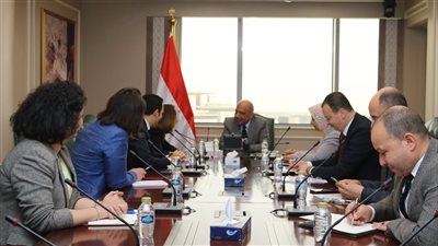 وزير الكهرباء يبحث مع 