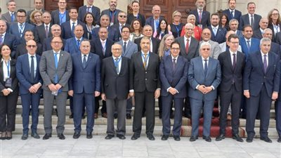 رئيس جامعة مدينة السادات تشهد المؤتمر الفرنسى المصرى ولقاء 