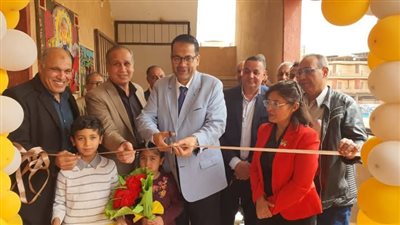 وكيل تعليم الغربية يفتتح المعرض الختامي للتربية الفنية بإدارة السنطة