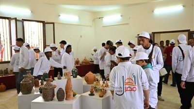 مركز الحرف اليدوية يستضيف اطفال حلايب وشلاتين وابورماد