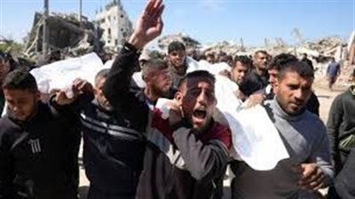 6 شهداء فلسطينيين في قصف الاحتلال خيمة لنازحين في خان يونس