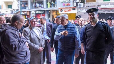 محافظ الإسكندرية: نقطة ثابتة لمنع تواجد اشغالات بشارع خالد ابن الوليد