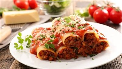 طريقة عمل الكانيلوني الإيطالي بالجبن والدجاج
