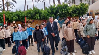  وكيل تعليم البحيرة يتفقد مدارس إدارة إدكو التعليمية 