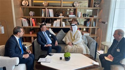 وزير الزراعة يبحث تعزيز الفرص الاستثمارية مع رئيس الهيئة العربية للاستثمار والانماء الزراعي