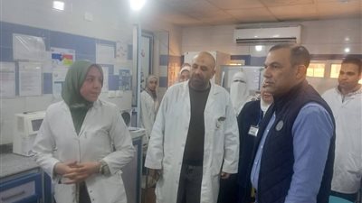 وكيل صحة البحيرة يتفقد مستشفى الرحمانيه المركزي