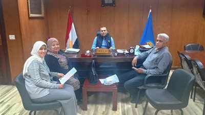 وكيل الصحة بالبحيرة يستقبل مدير فرع هيئة الدواء بالبحيرة 