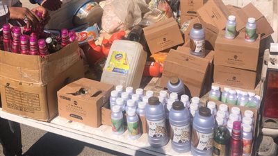 ضبط إسطوانات بوتاجاز قبل بيعها ومبيدات منتهية الصلاحية بالفيوم 