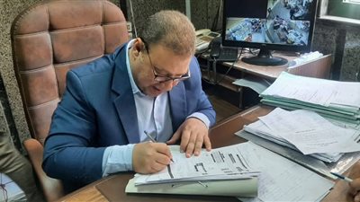 رئيس مدينة دمنهور يعتمد نماذج 7 و8 الدائمة ضمن ملفات التصالح