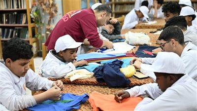 أهل مصر.. فن الخيامية وتنمية الخيال ضمن فعاليات الأسبوع الثقافى لأطفال المحافظات الحدودية بالوادي