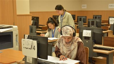 انطلاق امتحانات تحديد مستوى اللغة الصينية بمعهد كونفوشيوس جامعة عين شمس