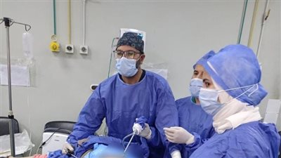 إنجاز طبي جديد بمستشفى الحسينية.. أول عملية منظار جراحي استكشافي متقدم 