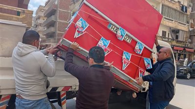 رفع 353 حالة إشغال و ازالة الإعلانات المخالفة بالبحيرة