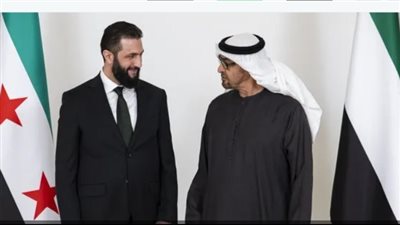 الشرع يشكر رئيس دولة الإمارات