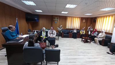 وكيل صحة البحيرة يستقبل فريق الإدارة العامة لسلامة المرضى 
