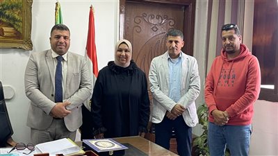 وفد القناطر الخيرية يزور مجلس المدينة لمناقشة أهم مشاكل المركز 