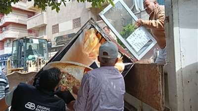 إزالة 154 حالة إشغال ثابت ومتحرك بالبحيرة