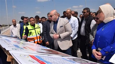 محافظ بني سويف يتفقد مشروع محور الفشن الحر على النيل