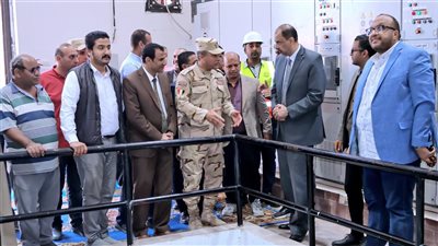 بدء التشغيل التجريبي لمشروعى صرف صحي بيت خلاف وبيت علام بجرجا