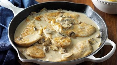 طريقة عمل دجاج بالبشاميل والمشروم| وصفة لذيذة وسهلة التحضير