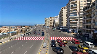 الإسكندرية تستعد لموسم الصيف .. تخطيط الكورنيش لتقليل الحوادث