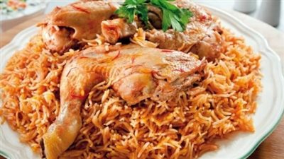 أرز الدجاج والبهارات