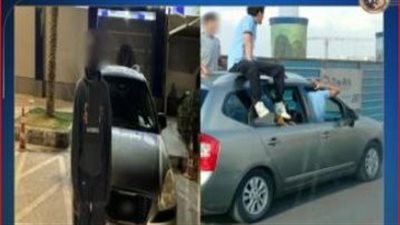 كشف ملابسات فيديو استعراضي خطير لأطفال أعلى سيارة بالقاهرة
