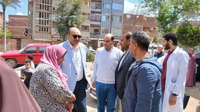 وكيل صحة الدقهلية يتفقد أعمال قافلتى أجا 