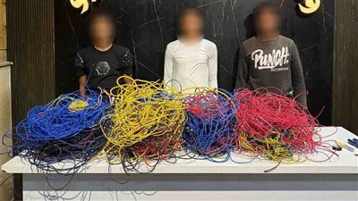  سقوط عصابة سرقة الأسلاك الكهربائية من عقارات تحت الإنشاء بـ15 مايو