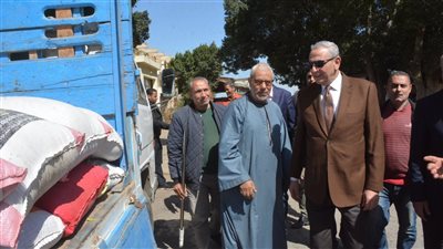 محافظ الغربية يتابع توريد “ذهب الحقول” بشونة دفرة