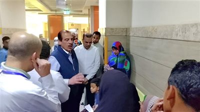 نائب وزير الصحة يتفقد مستشفى كوم حماده التخصصي