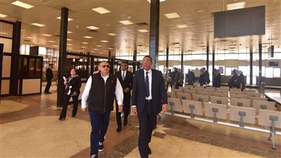 جولة تفقدية للجنة العليا للتفتيش الأمني والبيئي بمطار بورسعيد
