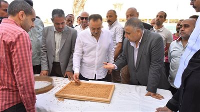 محافظ أسيوط يتفقد توريد القمح بصوامع مطاحن مصر الوسطى 