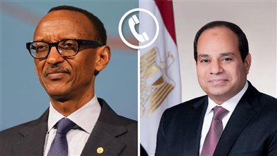 الرئيس السيسي يُجري اتصالًا هاتفيًا مع رئيس جمهورية رواندا