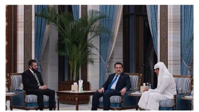 الشرع يلتقي رئيس الوزراء العراقي في قطر