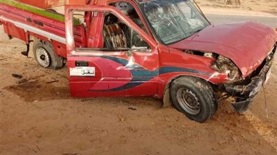 مصرع شخصين وإصابة 5 آخرين في انقلاب سيارة بالوادي الجديد