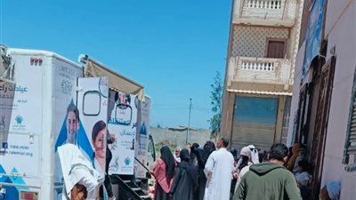 الكشف على 1073 مواطن في 3 قوافل طبية بأبوالمطامير