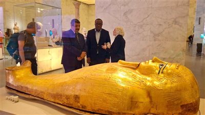 متحف الحضارة يستقبل وفدًا من مسؤولي الوكالة الدولية للطاقة الذرية