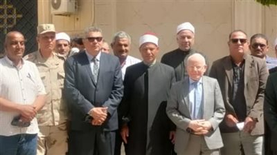 أوقاف بلبيس يقدم التهنئة للأقباط بعيد القيامة المجيد في كنيسة ماري جرجس