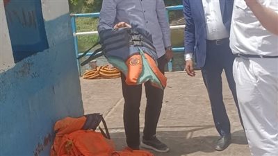 سكرتير بني سويف يتفقد المعديات النهرية 