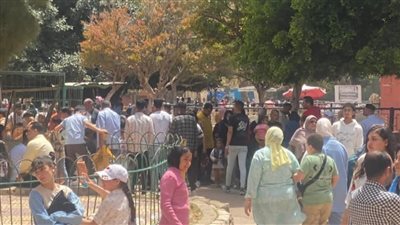 حديقة حيوان الإسكندرية تستقبل الزوار للاحتفال بشم النسيم 
