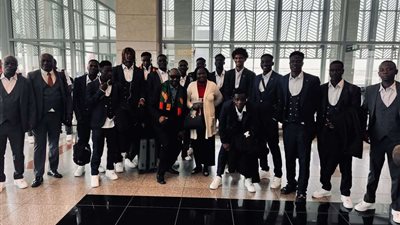 وصول منتخب زامبيا إلى مصر للمشاركة في بطولة أفريقيا تحت 20 عامًا 