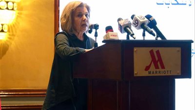 مشيرة خطاب: مصر تقوم بدور قوي للحفاظ على القضية الفلسطينية