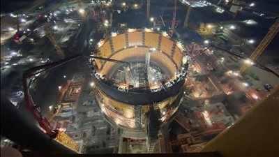 إنجاز جديد بمحطة الضبعة النووية.. اكتمال صب الخرسانة للمرحلة الأولى من الوحدة الثانية