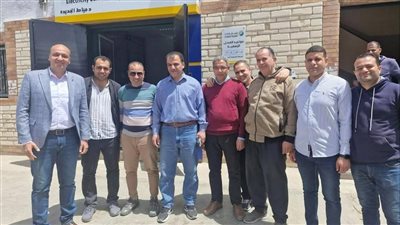 رئيس شمال الدلتا لتوزيع الكهرباء يتفقد هندسة كهرباء دمياط