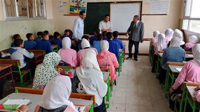 وكيل تعليم البحيرة يتفقد مدارس أبو حمص 