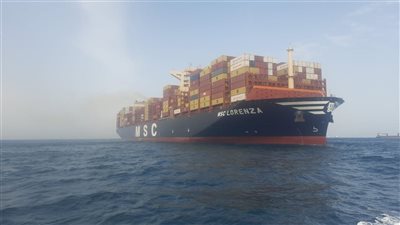 ميناء الإسكندرية يستقبل أكبر سفينة حاويات في تاريخه