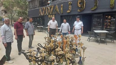 رفع الإشغالات وتطبيق القانون بحي شرق مدينة نصر 