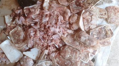 ضبط 800 كيلو لحوم مفرومة مجهولة المصدر بالفيوم 